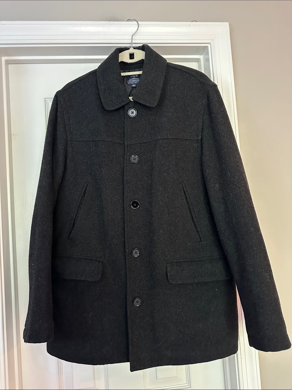 J. Crew authentic outerwear wool coat